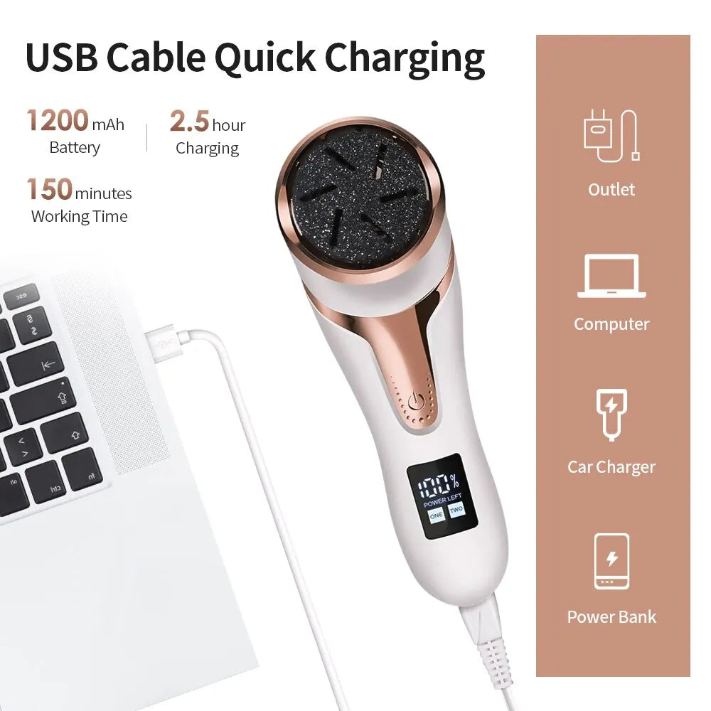 Elektrischer Hornhautentferner für die Füße