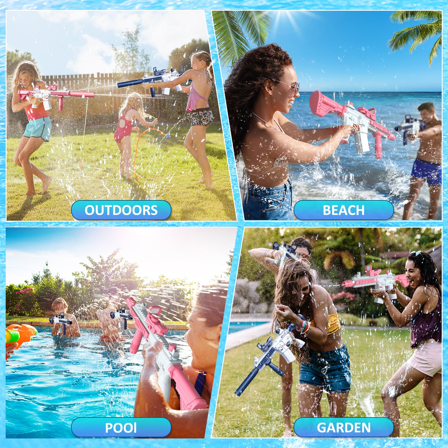 Neu Elektrische Wasserpistole Automatische Spritzpistole