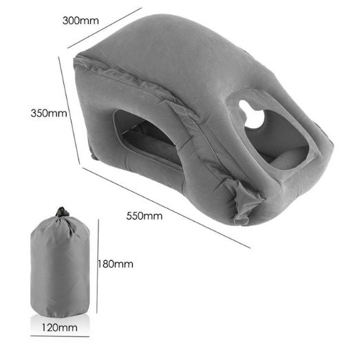 Aufblasbares Reiseschlafkissen