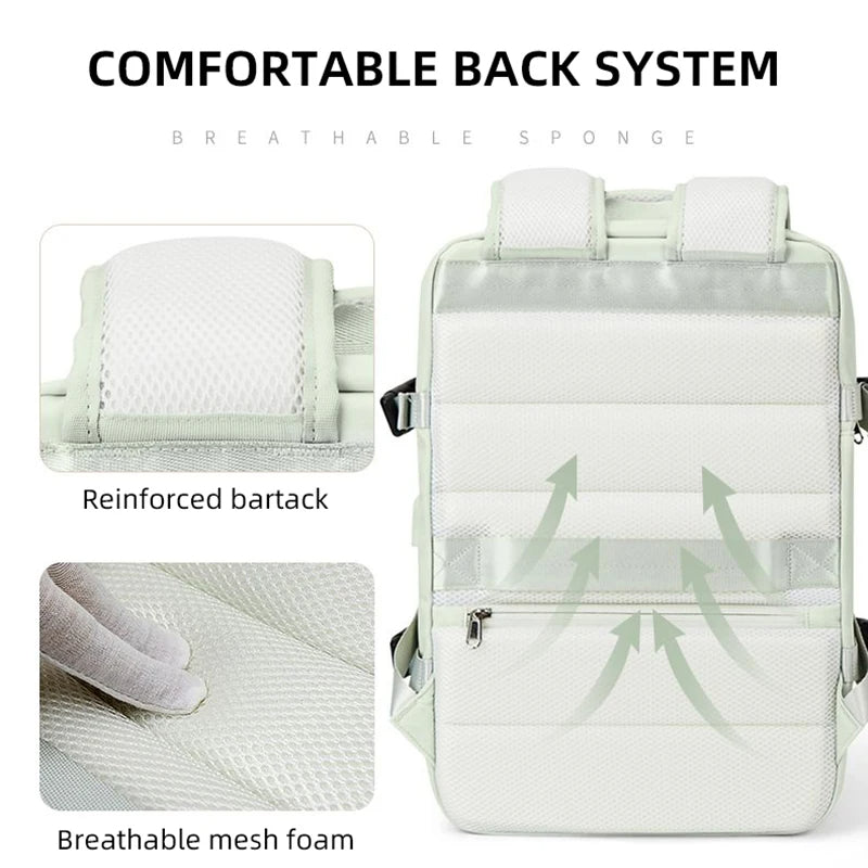 Erweiterbarer Reiserucksack Unisex