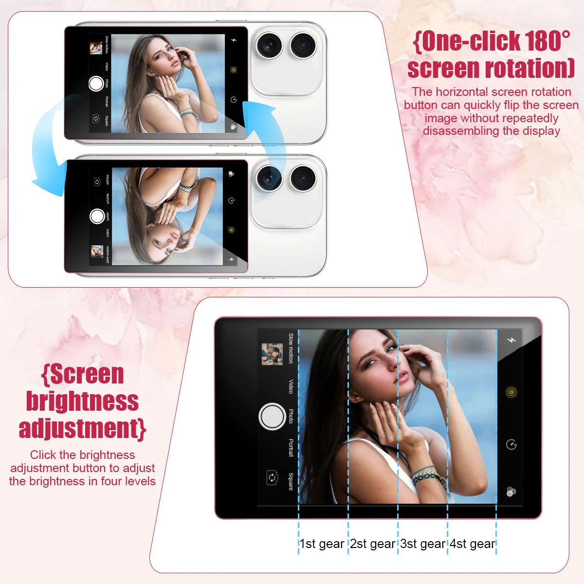 Selfie Monitor Screen for iPhone