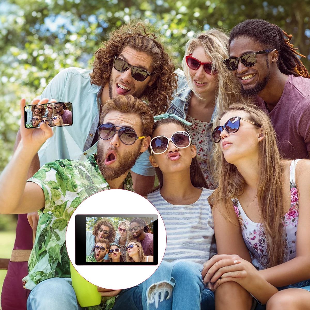 Selfie Monitor Screen for iPhone